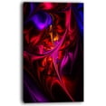 thumbnail image 2 of Vitrail Magenta Multicolore - Impression sur Toile Florale, 2 of 3