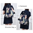 thumbnail image 4 of FORMRS Women's Travel Backpack Purse Anti-Theft Hidden Pockets Casual Shoulder Bag, Pink Stripes, 4 of 7