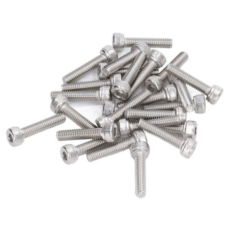 

100Pcs Hex Socket Head Cap Screws Galvanized Steel Screw Kit Industrial Fasteners M4x0.7mm2800-0004-0018