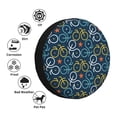 thumbnail image 4 of Fotbe Bicycle Colorful Funda de Llanta de Repuesto con Estampado, Engrosada, Ajuste Universal para Jeep, Remolque, RV, SUV, Camión-17 inch, 4 of 6