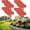 Orange, variant on Imitation Stone Garden Fence, Plastic Faux Stone Garden Edging Border, and Durable Simulated Stone Fence for Decorative Landscaping, Lawn, Flower Bed, Yard (Grey, 10PCS)