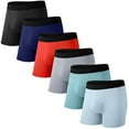 thumbnail image 4 of Protium 6-Pack Men’s Boxer Briefs, Moisture-Wicking Breathable Underwear, S-XXL, 4 of 7