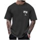 thumbnail image 2 of Tops para hombre, blusas y camisas de cuello redondo y manga corta para hombre, blusas casuales de cuello redondo con estampado de moda para hombre, blusas de cuello redondo y manga corta para hombre., 2 of 4