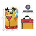 thumbnail image 2 of Yayeee Freestanding Laundry Hamper with Handle Collapsible Large Storage Basket for Clothes, Orange Cocktails, 2 of 7