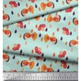 thumbnail image 3 of Soimoi Rayon Fabric Leaves & Bird Kids Fabric Prints by Yard 56 Inch Wide, 3 of 3
