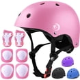 thumbnail image 1 of Set de equipo de protección y casco de bicicleta para niños de 8 a 14 años FOOKCIAN, 1 of 7