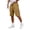Khaki, variant on Cargo Shorts for Men Elastic Drawstring Waist Casual Lightweight Summer Shorts with Multi Pockets for Men Khaki L