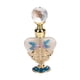 thumbnail image 5 of Botella de perfume con forma de corazón, botellas dispensadoras de muestra, botellas portátiles reutilizables, mini botellas rellenables para viajes, azul, 5 of 9