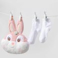 thumbnail image 5 of cute bunny ears Clothespin Plastic Windproof Quilt Non Marking clip, 5 of 5