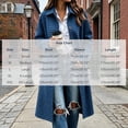thumbnail image 3 of Cmfcve Womens Gingham Plaid Long Overcoat Button Front Business Casual Coat Fall Winter Collared Outerwear, 3 of 7