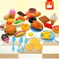 thumbnail image 1 of Juguetes de cocina, juguete de comida, juego de hamburguesas de cocina, juego de simulación educativo, regalo para niños y niñas Namotu LL-0412, 1 of 4