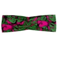 thumbnail image 1 of Tropical Headband, Big and Detailed Monstera Leaves Wild Exotic Concept, Elastic and Soft Women's Bandana for Sports and Everyday Use, Grey Red Coconut, by Ambesonne, 1 of 3