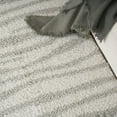 thumbnail image 6 of Nourison Modern Shag 5'3" x 7' Ivory Grey Modern Indoor Rug, 6 of 9