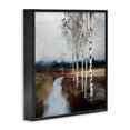 thumbnail image 2 of Stupell Industries Transitional Birch Creek River Black Framed Giclee Art, 12 x 12, by Kim Curinga, 2 of 8