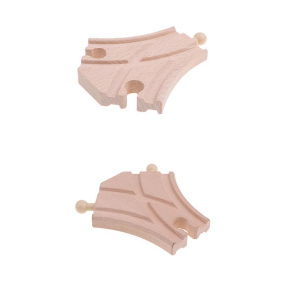 Trenes de Accesorios Compatibles con rrocarril Carril de Interruptor Curvo FFM de 3 Vías+Trenes de Accesorios Compatibles con