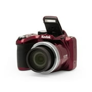 KODAK PIXPRO AZ401 Bridge Digital Camera - 16MP 40X Optical Zoom HD720p video (Red)