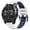 White/Dark Blue, variant on AIYOCK Compatible with Garmin Fenix 7 Pro/7/6/6 Pro/5 Band, 22mm Soft Quickfit Silicone Watch Band for Approach S62/S60 for Men Women