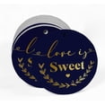 thumbnail image 2 of Inkdotpot Pack Of 100 Real Gold Foil Paper Tags Love Is Sweet Wedding Favor Hang Tags, 2 of 7