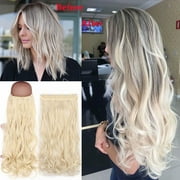 Benehair Clip in Hair Extensions as Human One Piece Hair Extension Curly Wavy Straight Hairpieces for Woman