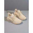 thumbnail image 2 of New Style Women's Solid Color Lace-Up Slip-On Sneakers with Wear-Resistant Eva Insole for Indoor Exercise, Outdoor Hiking, Autumn Winter, 2 of 5