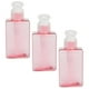 thumbnail image 4 of Botella de viaje Jadeshay 3 unidades 100 ml rellenable plástico dispensador de jabón Rosa transparente, 4 of 12
