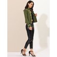 thumbnail image 2 of INSPIRE CHIC Women's 1960 Vintage Steampunk Open Front Button Decor Casual Jacket, 2 of 6