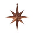 thumbnail image 1 of Vickerman M167288 8 in. Copper Glitter Bethlehem Star Ornament - 4 per Box, 1 of 3