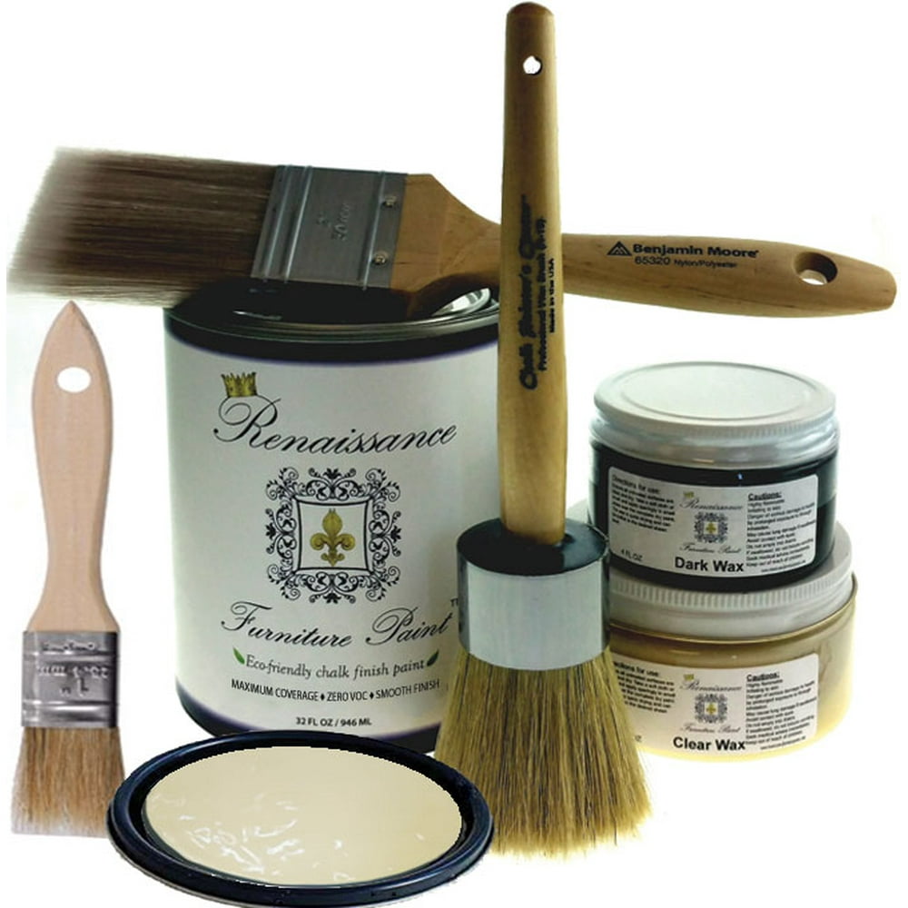 Renaissance Chalk Furniture Paint Deluxe Starter Kit Naples Yellow