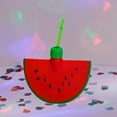 thumbnail image 4 of Watermelon Themed Reusable Drinking Cup Complete With Straw For Summer Parties Kids Celebrations And Everyday Refreshing Hydration Needs, 4 of 5