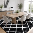 thumbnail image 6 of UNTIMATY 8'x10' Area Rugs for Living Room Bedroom, Black & White, 6 of 8