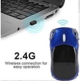 thumbnail image 3 of Wireless Mouse, 2.4G Sport Car Shaped Mouse Bluetooth Optical Mouse with USB Receiver,Portable Cute 1600DPI Mouse for PC Desktop Laptop Tablet Gaming, 3 of 5