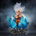 thumbnail image 2 of Dragon Ball Super Saiyan Silver Hair Goku Model Collection Model Toy Anime Cartoon Game Fit Model 4.14 inch, 2 of 4