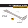 thumbnail image 2 of Raspador Pry Bar Titan 11509, acero inoxidable, 23,5 cm, 2 of 5