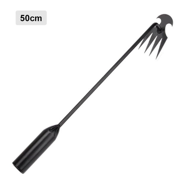 Extractor de malezas, herramienta de desmalezado, removedor de malezas manual para jardín de césped (negro, 50 cm)