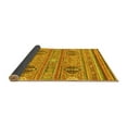 thumbnail image 2 of Ahgly Company Indoor Rectangle Abstract Yellow Modern Area Rugs, 6' x 9', 2 of 4