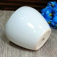 thumbnail image 2 of India Meets India Ceramic Planter [Off-White], Modern Minimalistic Pot Planter for Home Decoration/Living Room/Bedroom/Office/Table/Bookshelf, 5 x 4.5 INCHES, 2 of 5