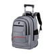 thumbnail image 2 of Mochila con ruedas Mochila de viaje con ruedas Maleta con ruedas para pasar la noche para hombres y mujeres Mochila multifuncional con ruedas para , Gris, 2 of 8