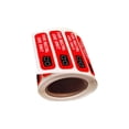 thumbnail image 4 of 500 pegatinas solo para uso rectal, pegatinas falsas, fácil lectura, adhesión permanente con superficie impermeable, etiqueta de papel de 1,8" x, 4 of 9