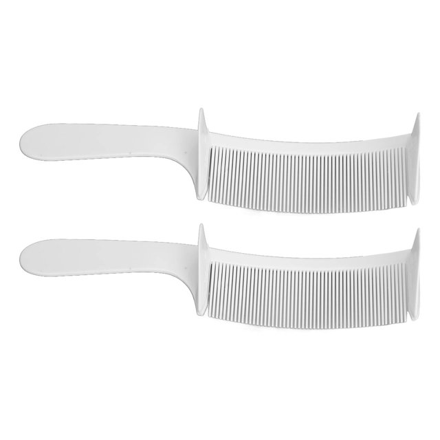 Curved Hair Cutting Comb, Accurate Cutting Hair Curved Barber Comb Round Pointed Teeth for Hairdressing