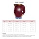 thumbnail image 4 of Sudadera con cuello redondo de girasol para mujer, transpirable, cómoda, holgada, de manga larga, para uso diario, rojo vino M, 4 of 4