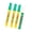 Green, variant on Lerpwige 4Pcs Multipurpose Touching Up Pen Scratch Repair Marker Pen Set For Restoring Chess Mahjong With Fade Resistant Color
