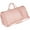 Pink, variant on Foldable Suitcase Suit Travel Bag for Business or Casual Adjustable Strap Water Resistant PU Leather Garment Bag