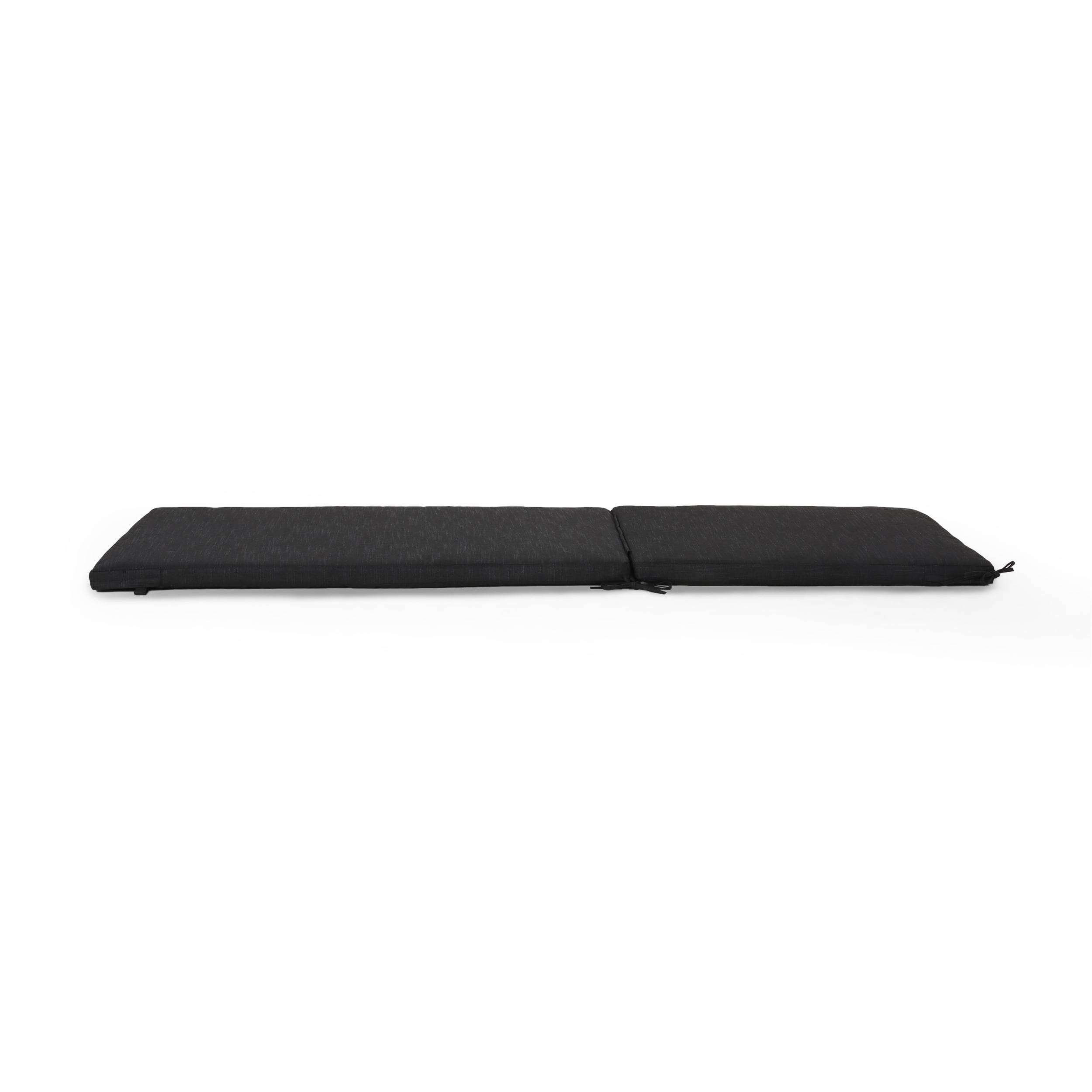 Bridget Outdoor Fabric Lounge Cushion, Set of 2, Dark Gray