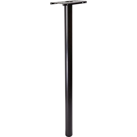 Architectural Mailboxes Pacifica Galvanized Steel Mailbox Post, Black