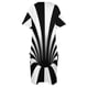 thumbnail image 4 of Vestido holgado con bolsillos y diseño de líneas ópticas y negras (negro/blanco) Ropa de mujer Vestidos largos, 4 of 6