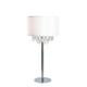 Kenroy Home 33067CH Lampe de Table Ophélie&44; Chrome & Accents de Cristal – image 1 sur 1