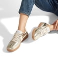 thumbnail image 7 of LUCKY STEP Womens Classic Retro Sneakers Non Slip Fashion Casual Shoes,Gold, 7 of 7