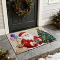 thumbnail image 5 of Darzheoy Knitted Christmas Bath Mat, 16x24 Inch Absorbent Floor Rug for Bathroom and Entryway, Non-Slip Base for Safety, Machine Washable for Holiday Decor, 5 of 6