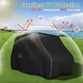 thumbnail image 2 of 2/4 Passenger Golf Cart Cover Waterproof, 600D Heavy Duty Golf Cart Cover with Reflective Strips Universal Fits for EZGO, Yamaha Golf Cart, Club Car, 2 of 6