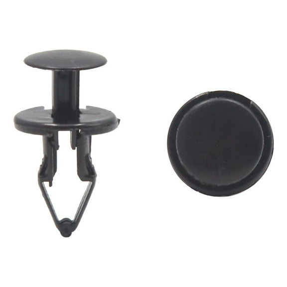 Unique Bargains Universal 20pcs Black Plastic Rivets Truck Push Type Fastener Clip 11mm for Car
